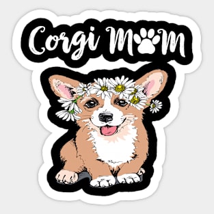 Corgi Mom (282) Sticker